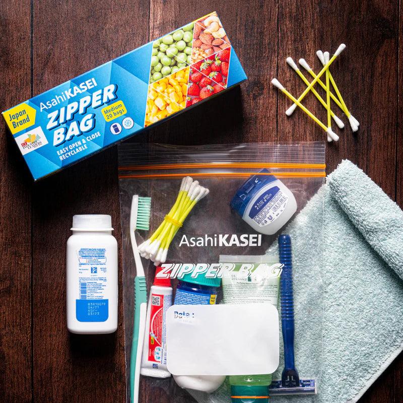 Buy Food Wraps "Zipper Bag" by Asahi Kasei, Medium Zipper Bag | 10 Bags