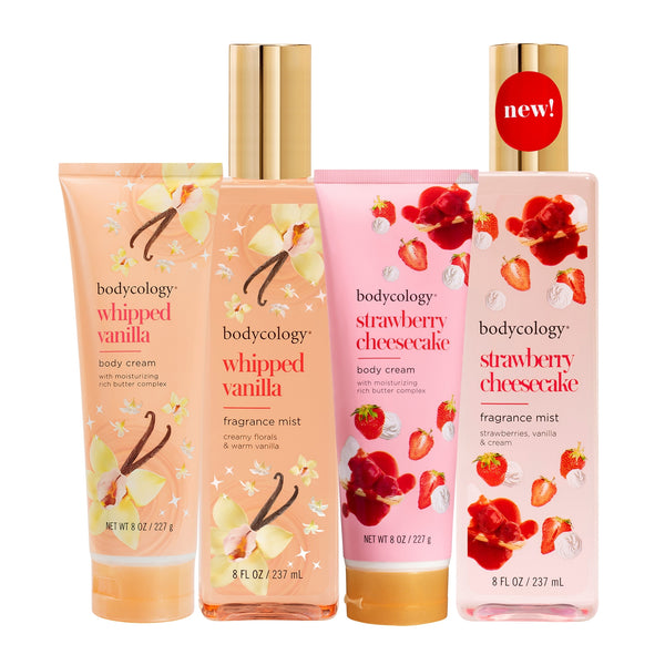 Buy Health & Beauty "Strawberry Cheesecake And Whipped Vanilla Skin Care Set" by Sunbeam combo, Default Title