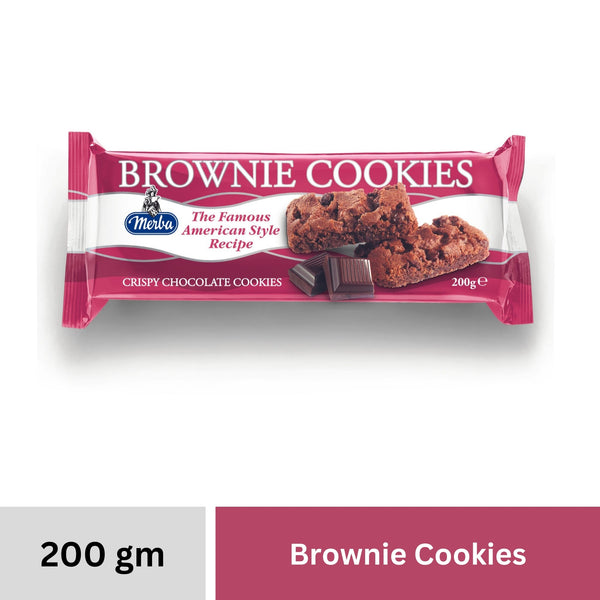 Brownie Cookies, Rich Chocolate Flavour with Soft Brownie Centre, 200g