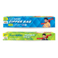 Buy Food Wraps "Premium Wrap 30Cm And Large Zipper Bag Combo" by Sunbeam combo, Default Title