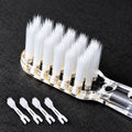Soladey Replacement Toothbrush Heads | 4-Row Ultra Fine Bristles | Pack of 4
