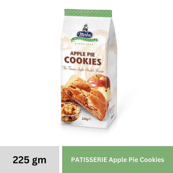 Apple Pie Patisserie Cookies, Gourmet Delight with Warm Spices & Sweet Apples, 225g