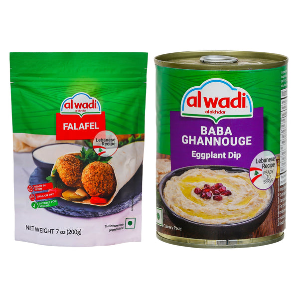 Falafel (Lebanese Recipe)200g|Baba Ghannouge (Eggplant Dip)385g|Combo Of 2