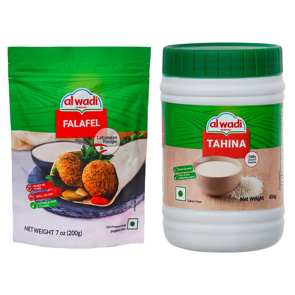 Falafel (Lebanese Recipe)200g|Tahina (Ground Sesame Paste)454g|Combo Of 2