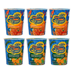 Sriracha Chilli & Spicy Holy Basil Instant Cup Noodle Combo – Pack of 6