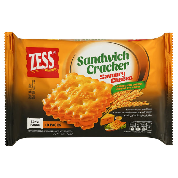 Savoury Cheese Sandwich Crackers