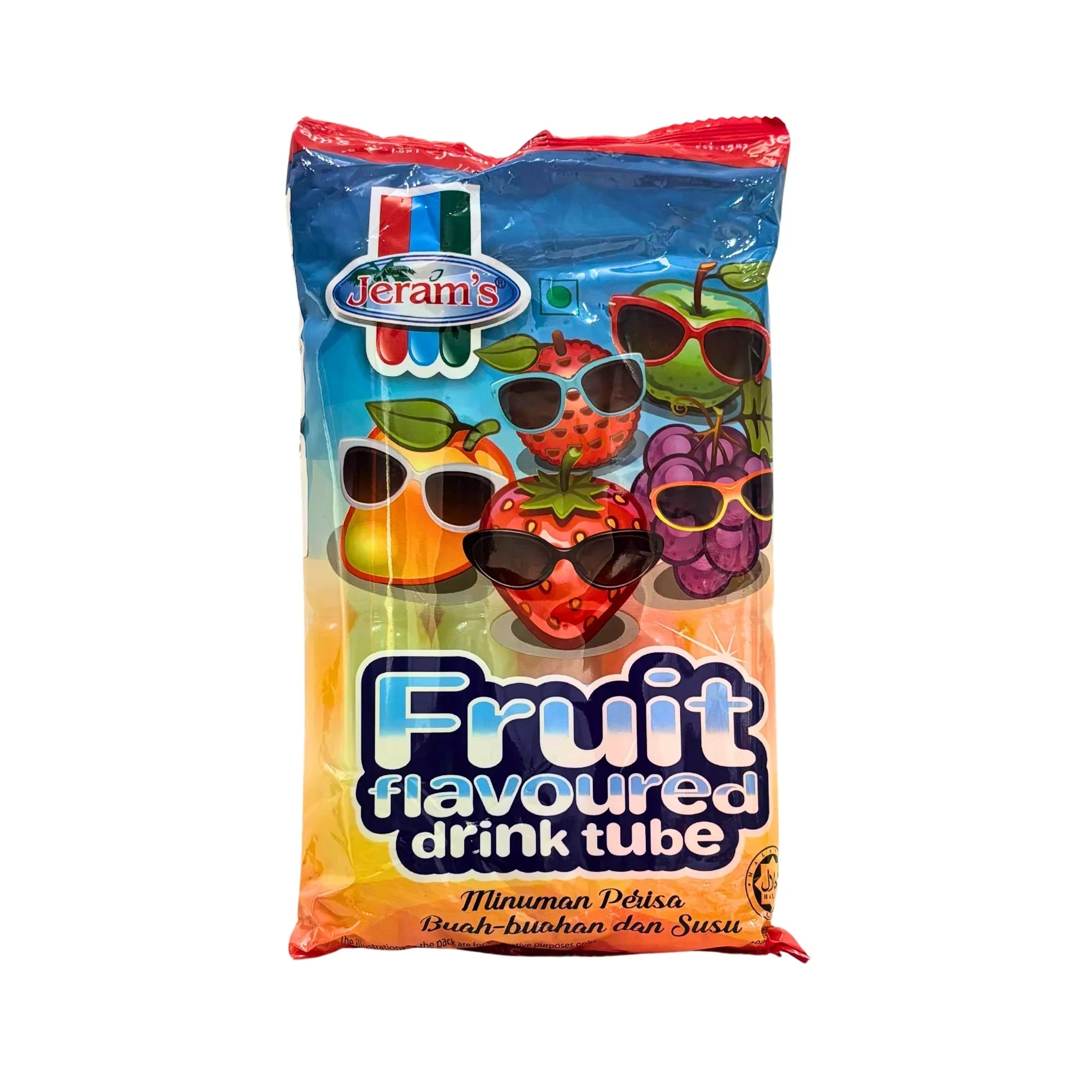 Jeram's Fruit Flavoured Milk Ice Tubes| 10pcs x 45ml (450ml)