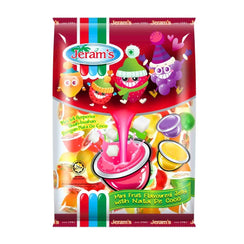 Jeram’s Mini Fruity Flavoured Jelly 1500g | With Nata De Coco