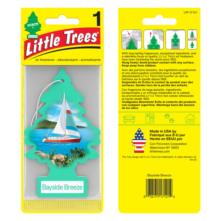 Buy Vehicle Air Fresheners "Car Air Freshener Bayside Breeze Hanging" by Little Trees, Default Title