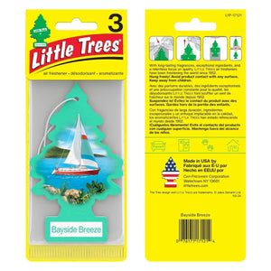 Buy Vehicle Air Fresheners "Car Air Freshener Bayside Breeze Hanging(3 Unit's)" by Little Trees, Default Title