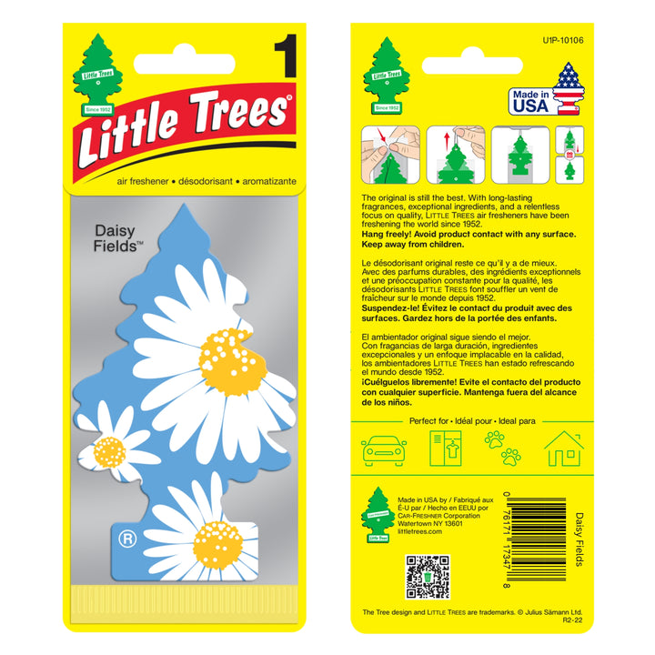 Buy Vehicle Air Fresheners "Car Air Freshener Daisy Fields Hanging" by Little Trees, Pack of 1