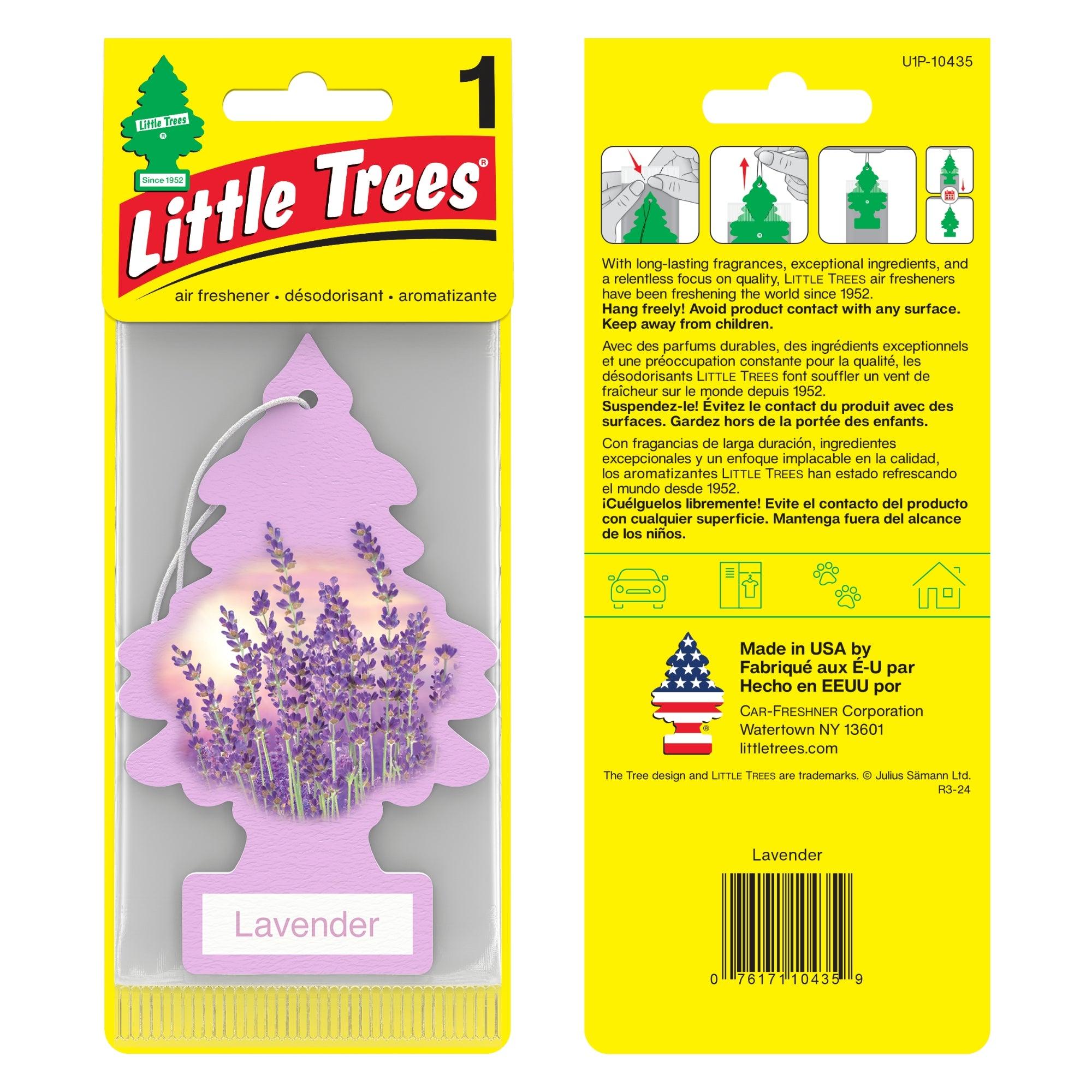 Buy Vehicle Air Fresheners "Car Air Freshener Lavender Hanging" by Little Trees, Pack of 1