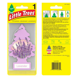 Buy Vehicle Air Fresheners "Car Air Freshener Lavender Hanging" by Little Trees, Pack of 1
