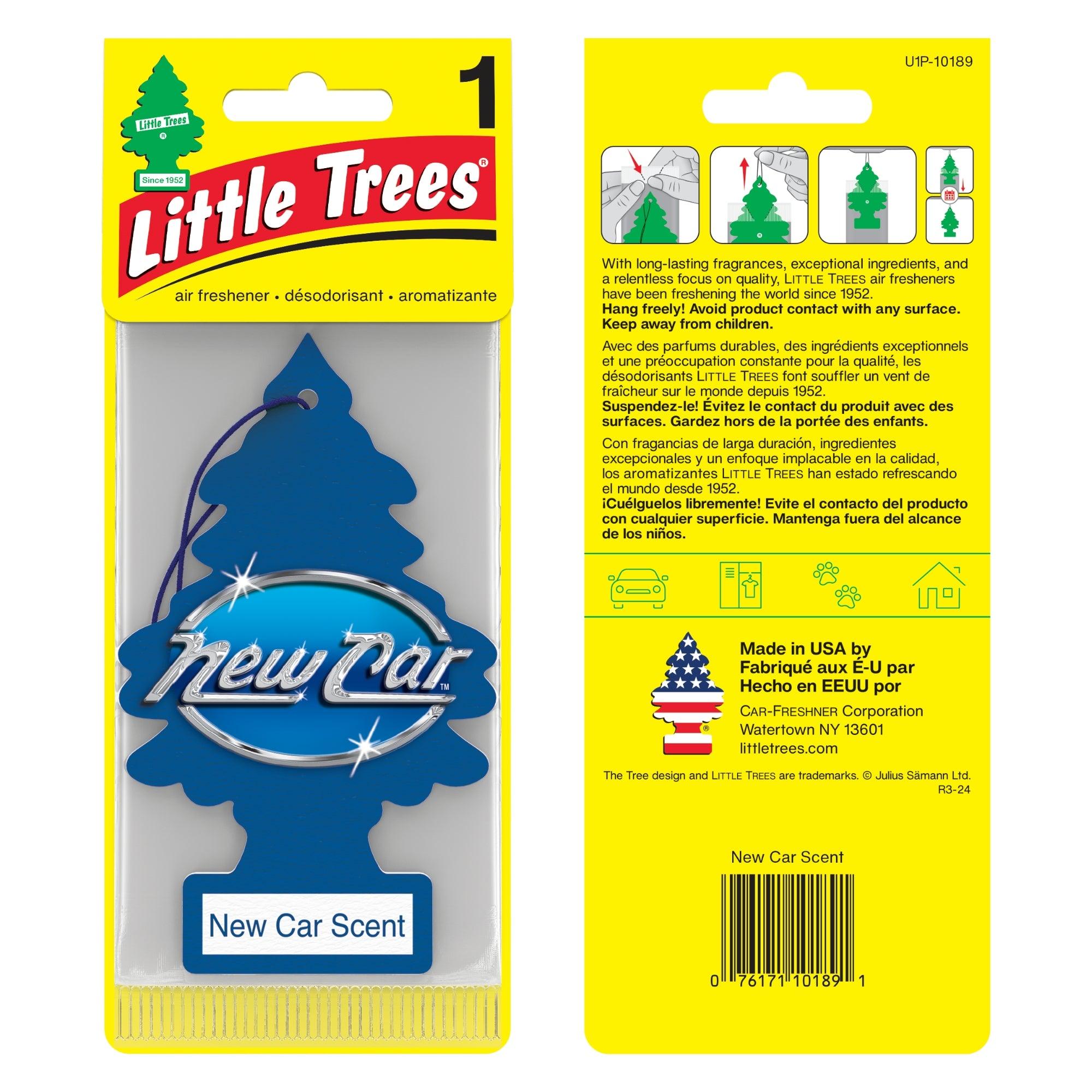 Buy Vehicle Air Fresheners "Car Air Freshener New Car Scent Hanging" by Little Trees, Pack of 1