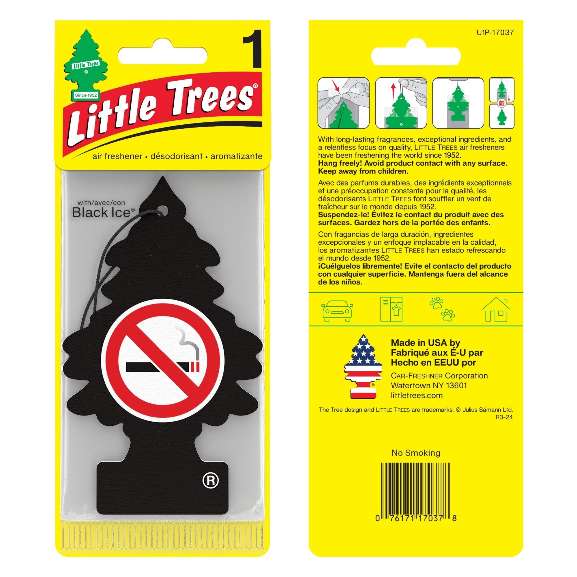 Buy Vehicle Air Fresheners "Car Air Freshener No Smoking Hanging" by Little Trees, Pack of 1