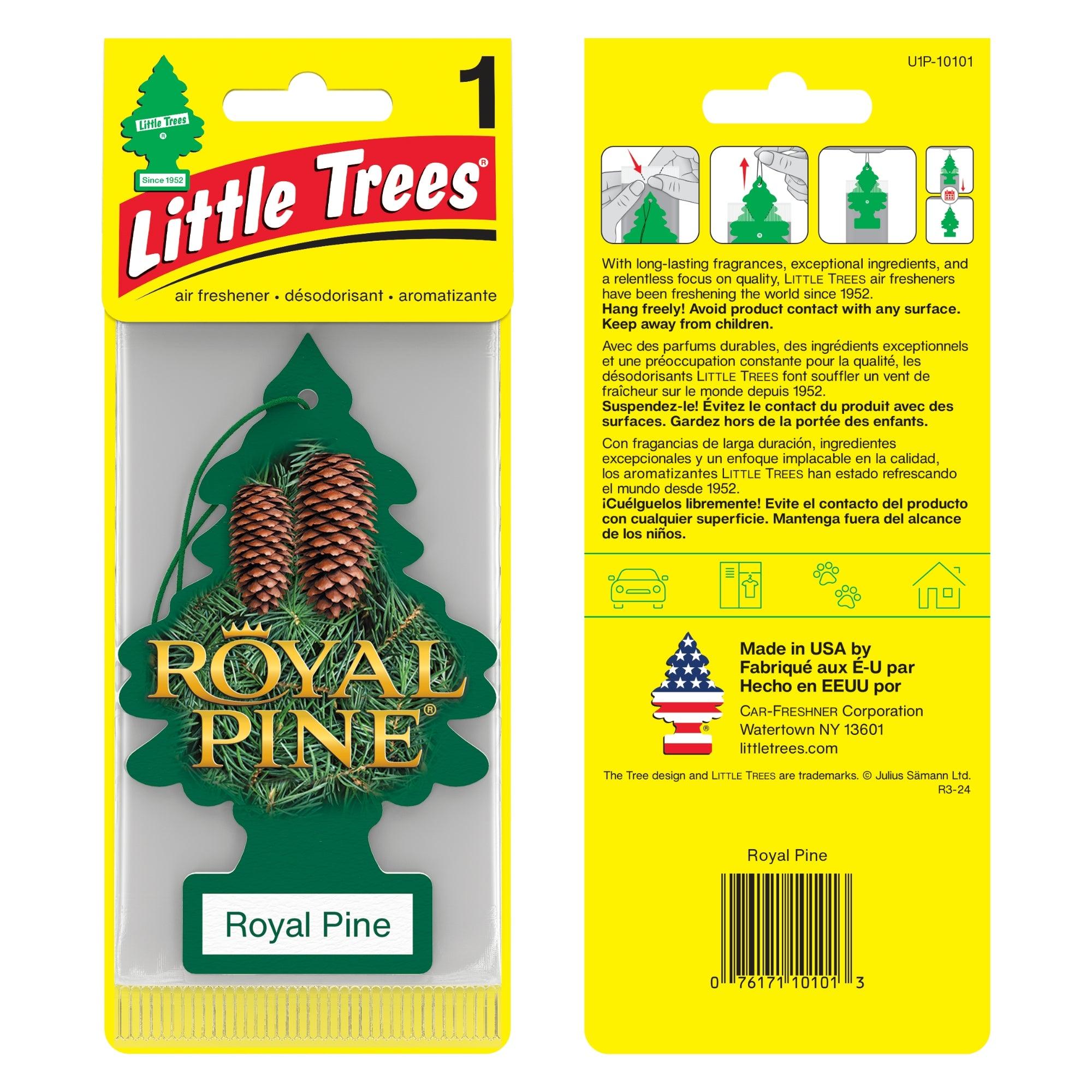 Buy Vehicle Air Fresheners "Car Air Freshener Royal Pine Hanging" by Little Trees, Pack of 1