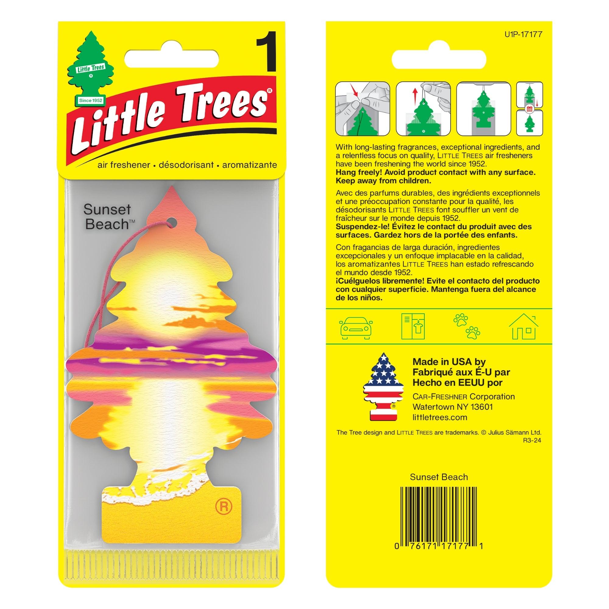 Buy Vehicle Air Fresheners "Car Air Freshener Sunset Beach Hanging" by Little Trees, Default Title