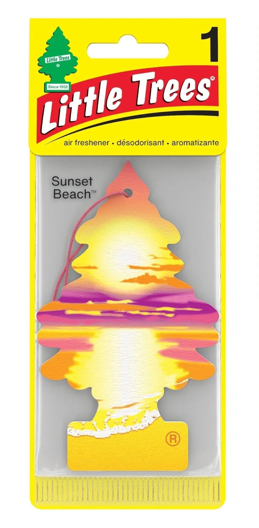 Car Air Freshener Sunset Beach Hanging