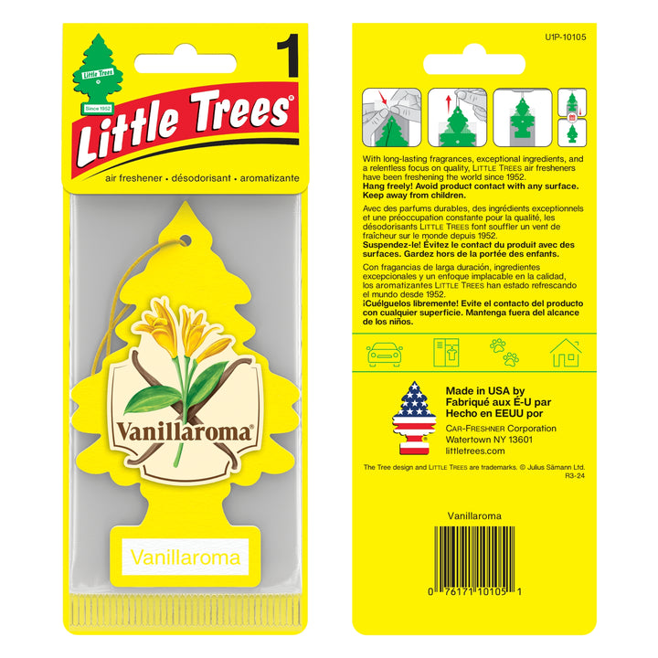 Buy Vehicle Air Fresheners "Car Air Freshener Vanillaroma Hanging" by Little Trees, Pack of 1