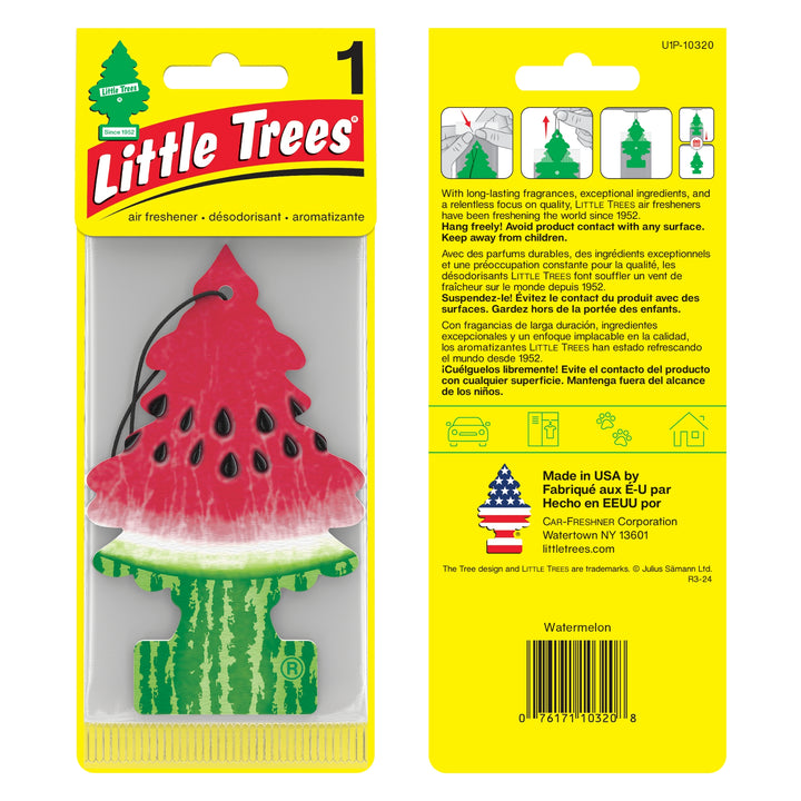 Buy Vehicle Air Fresheners "Car Air Freshener Watermelon Hanging" by Little Trees, Pack of 1