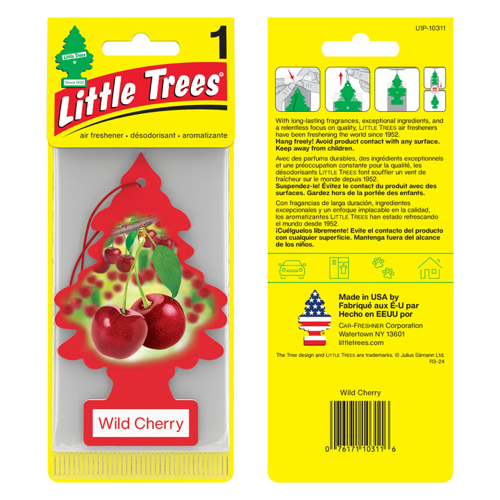 Buy Vehicle Air Fresheners "Car Air Freshener Wild Cherry Hanging" by Little Trees, Default Title