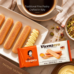 Vicenzovo Matilde Vicenzi Italian Ladyfingers with coffee and pistachios