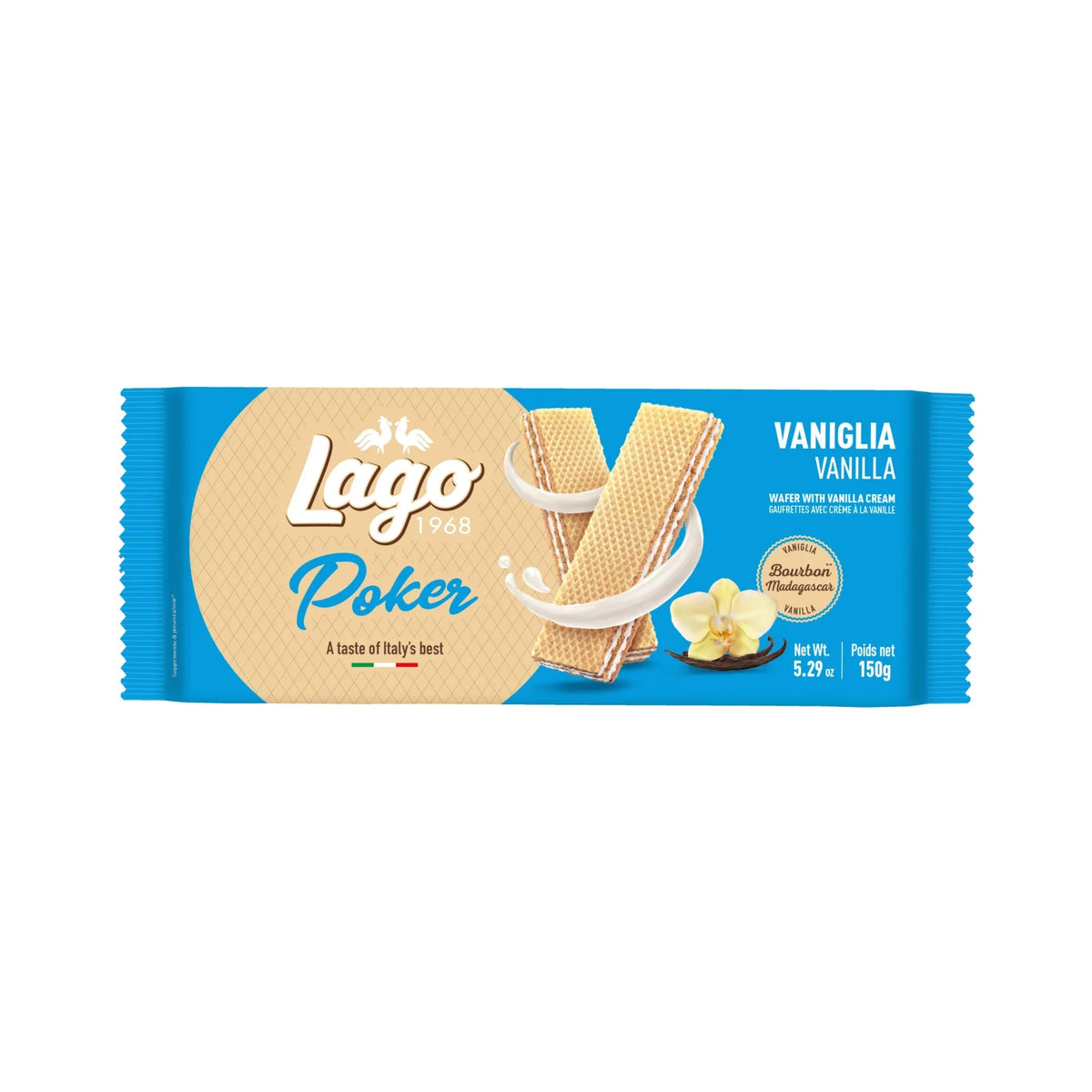 Lago 1968 Poker Vanilla wafer with vanilla cream