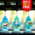 Car air fresheners: Caribbean Colada, Bayside Breeze, Rainforest Mist scents with buy 3 get 3 free offer