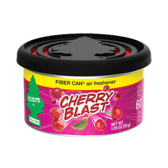 Little Trees Cherry Blast fiber can air freshener with cherry graphics, 1.05 oz