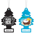Little Trees Black Ice & Caribbean Colada Air Freshener Combo | Pack of 2