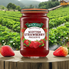 Mackays Scottish Strawberry Preserve Jam 340gm