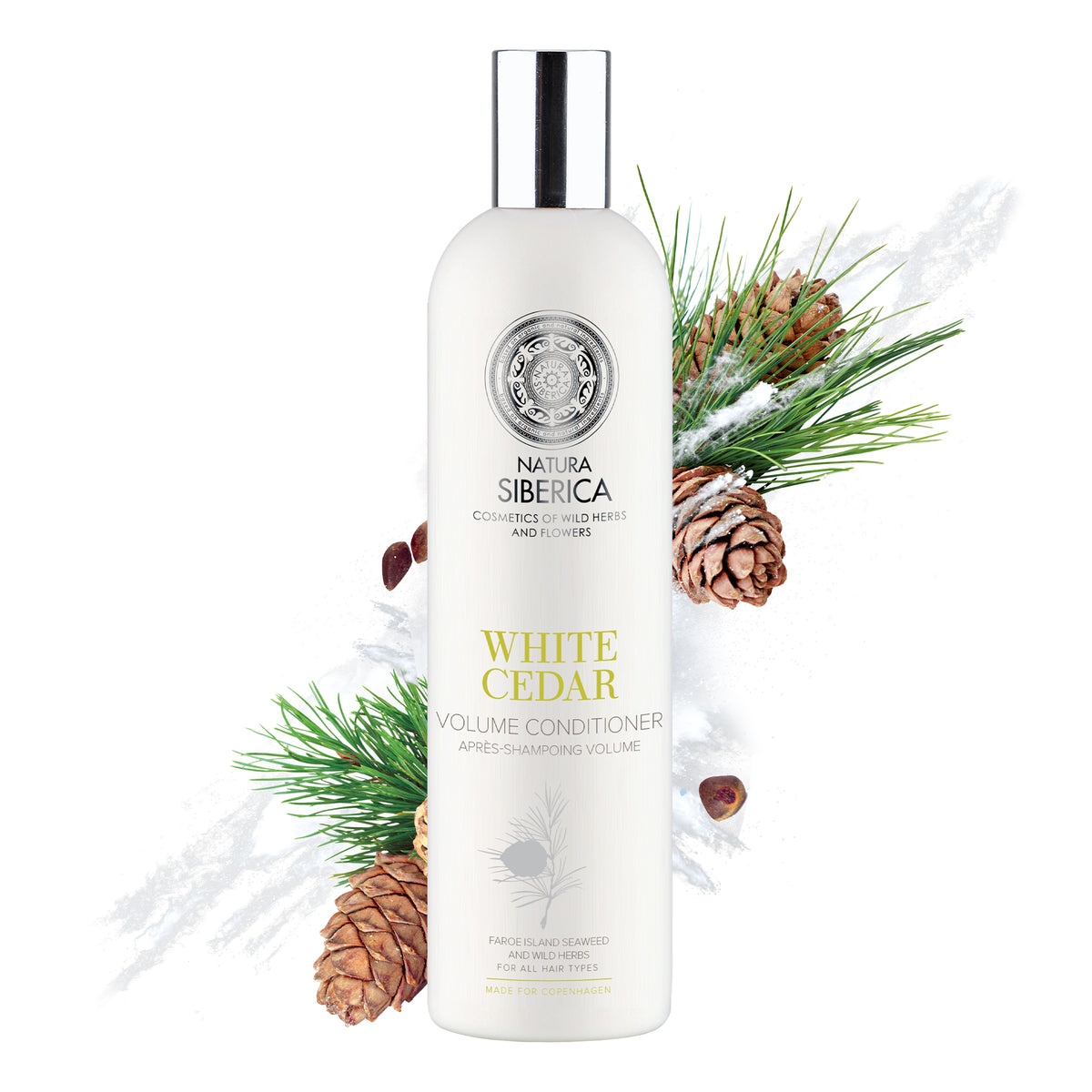 Natura Siberica Copenhagen White Cedar Volume Conditioner 400 ml | For Fine & Flat Hair