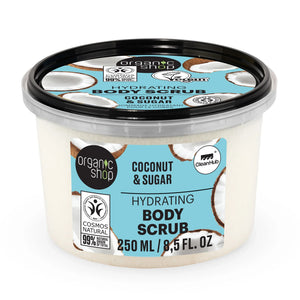 Organic Shop Coconut & Sugar Hydrating Body Scrub, 250ml