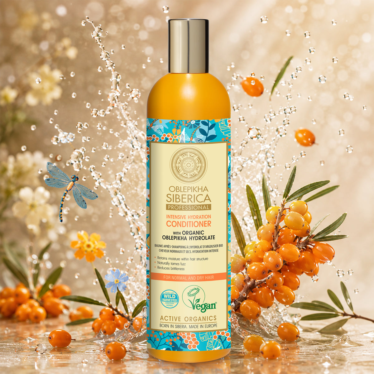 Natura Siberica Oblepikha Intensive Hydration Conditioner, 400 ml | For Normal & Dry Hair
