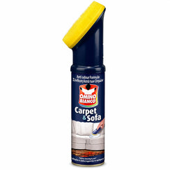 Omino Bianco Carpet & Sofa cleaner with anti-odour formula and yellow brush applicator