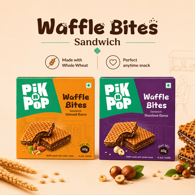 Pik N Pop Waffle Bites Sandwich