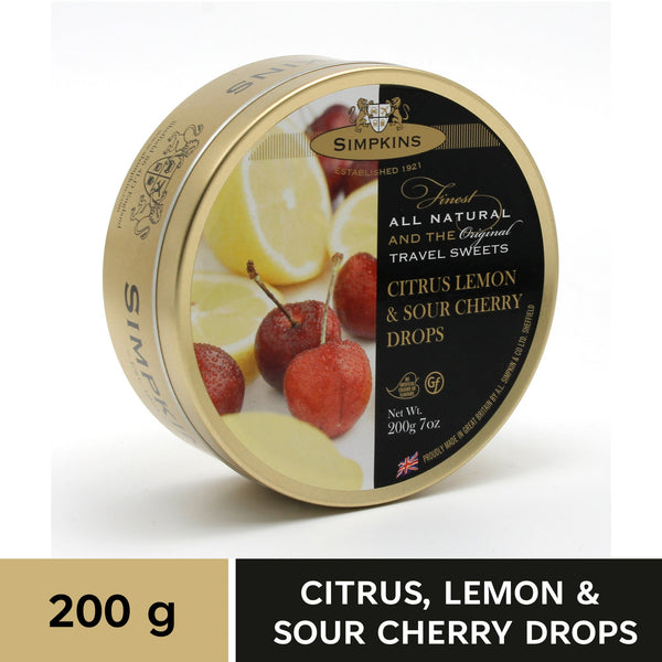 Buy Candy & Chocolate "Citrus Lemon And Sour Cherry Drops" by Simpkins, Pack of 1