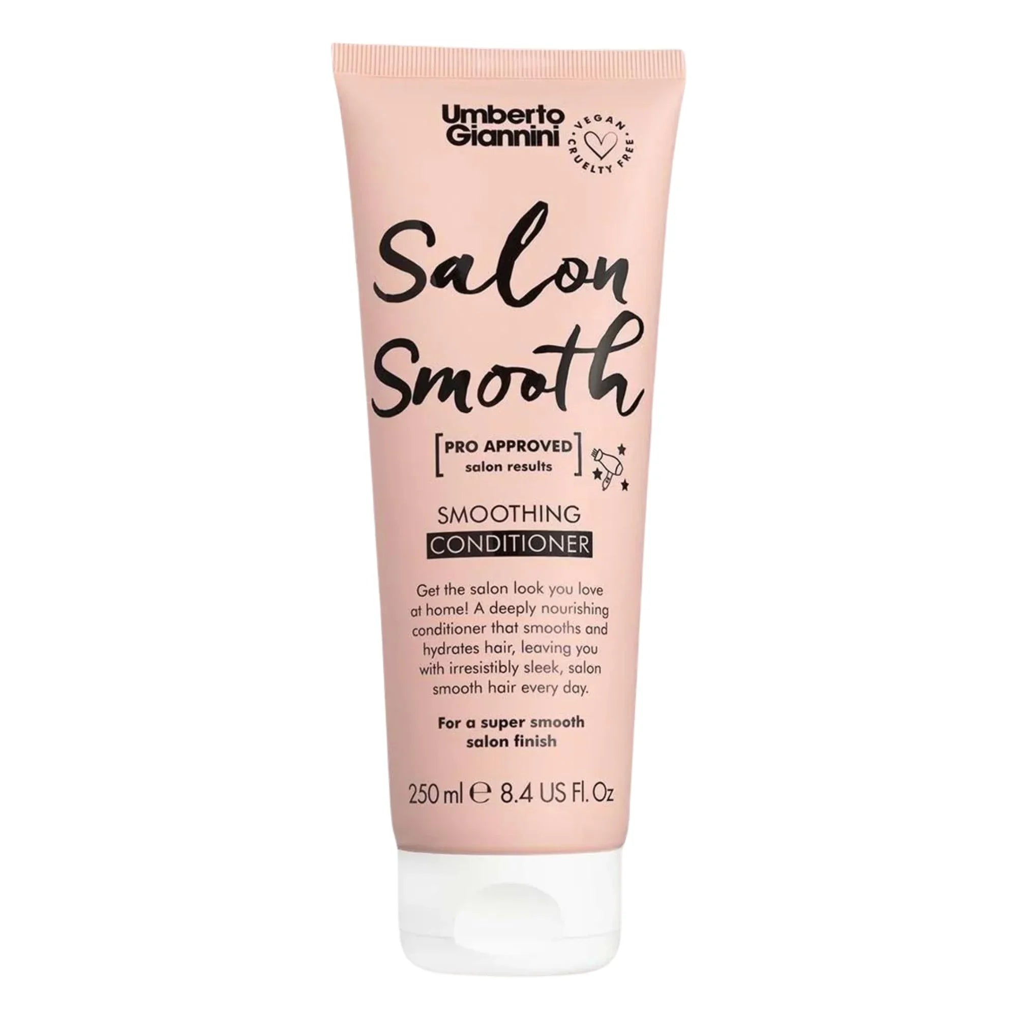 Umberto Giannini Salon Smooth Pro Approved Smoothing Conditioner 250ml cruelty free vegan