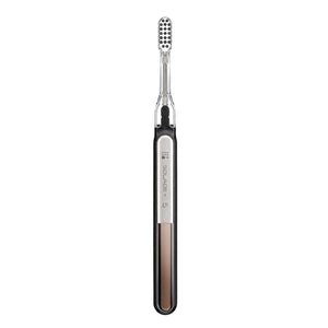 Soladey 5 toothbrush with a sleek black and silver handle and a specialized brush head