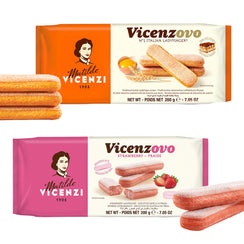 Matilde Vicenzi Ladyfinger Combo 400g (Original + Strawberry) | Women's Day Special offer - 37% off  | Imported Italian Savoiardi for Tiramisu & Desserts