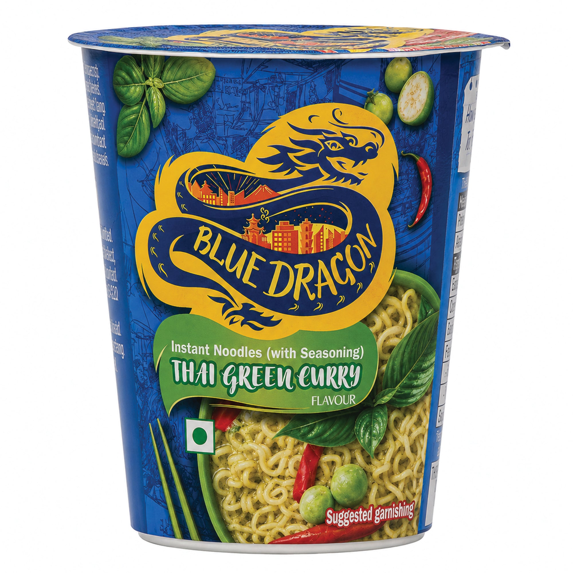 Blue Dragon Thai Green Curry Instant Cup Noodle | 63g