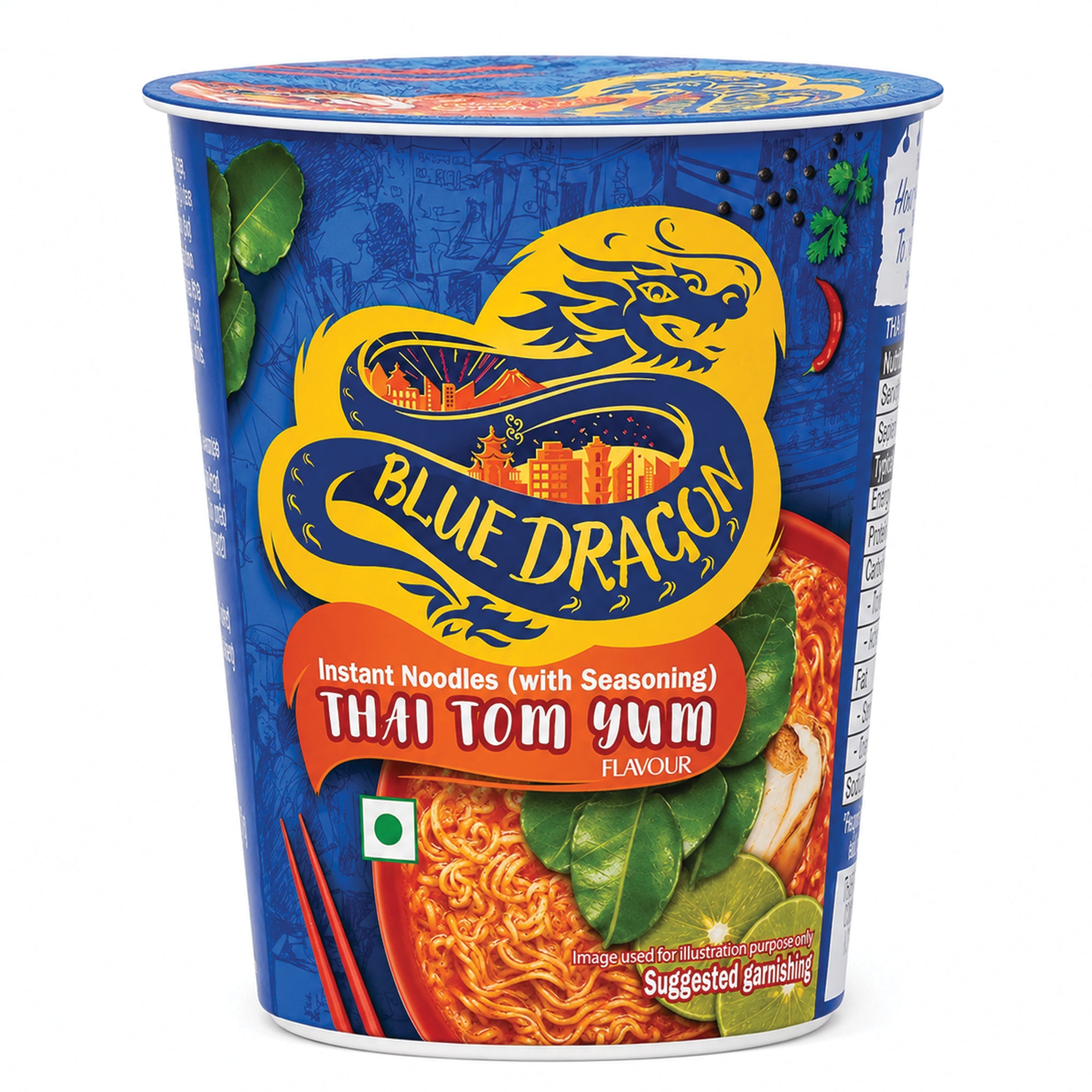 Blue Dragon Thai Tom Yum Instant Cup Noodle | 60g