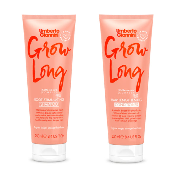 Umberto Giannini Grow Long Shampoo & Conditioner | Strengthen & Nourish for Healthier Hair - Combo of 2