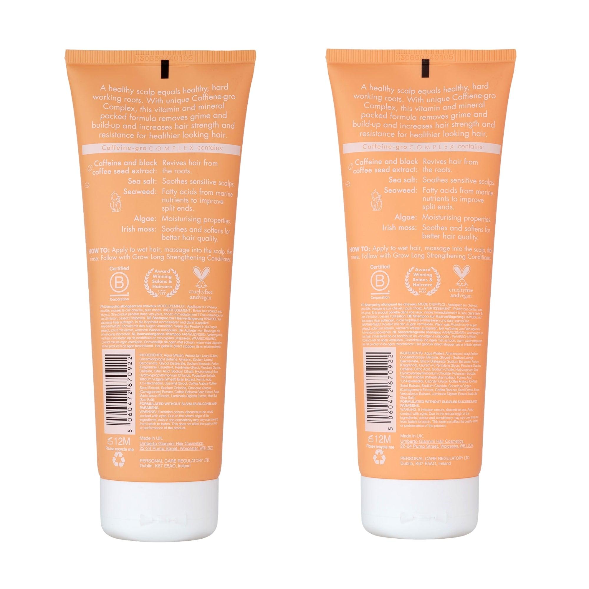 Umberto Giannini Grow Long Shampoo & Conditioner | Strengthen & Nourish for Healthier Hair - Combo of 2