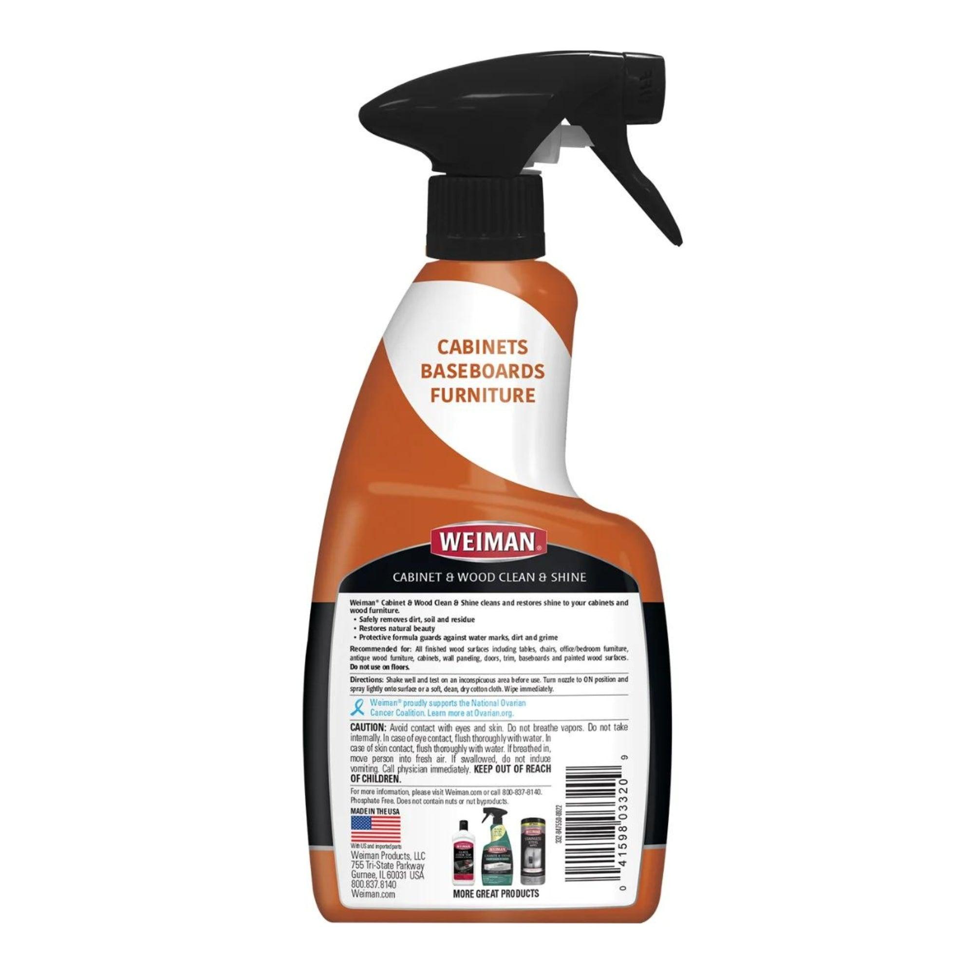 Cabinet And Wood Clean And Shine Spray