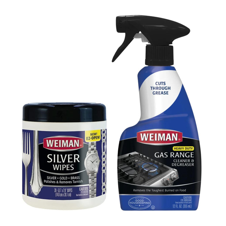 Buy Household Cleaning Supplies "Silver Wipes And Hvy Duty Gas Range Cleanar And Degreaser" by Sunbeam combo, Default Title