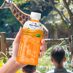 Mogu Mogu Orange Juice with Nata de Coco | 320ml (Pack of 6)