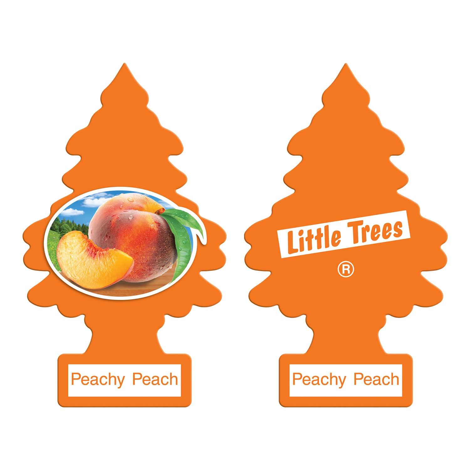 Buy Vehicle Air Fresheners "Car Air Freshener Peachy Peach Hanging" by Little Trees, Pack of 4