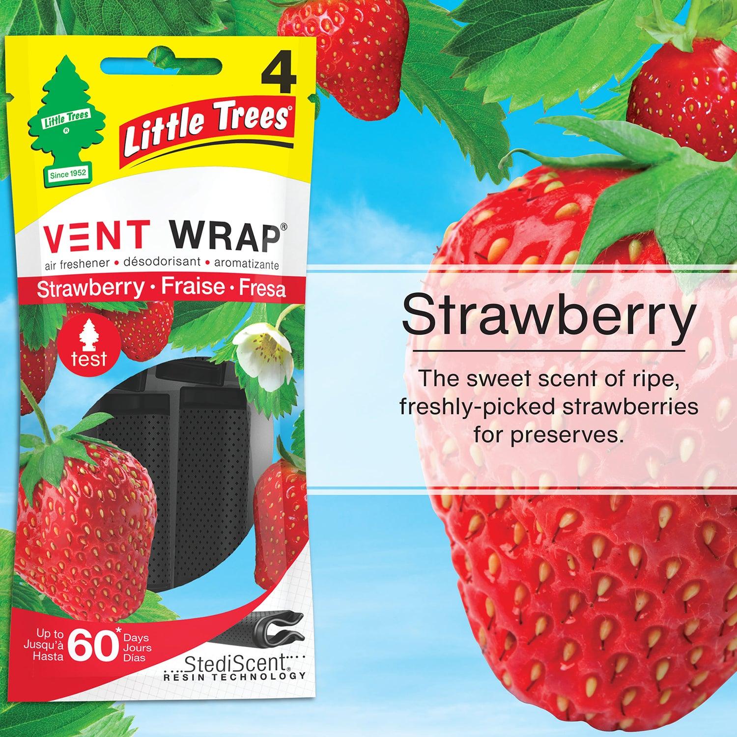 Car Air Freshener Strawberry Vent Wrap